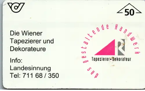 15159 - Österreich - Die Wiener Tapezierer und Dekorateure , Handwerk