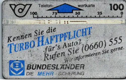 15170 - Österreich - Bundesländer Versicherung , Turbo Haftpflicht