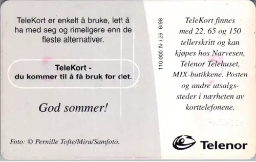 15189 - Norwegen - Enklere lettere billigere , 150 Tellerskritt , God Sommer