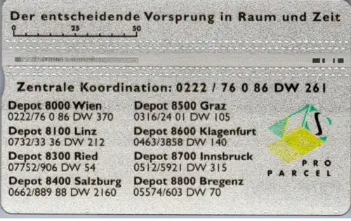 15210 - Österreich - Professionelle Paketlogistik , Pro Parcel