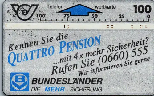 15219 - Österreich - Bundesländer Versicherung , Quattro Pension