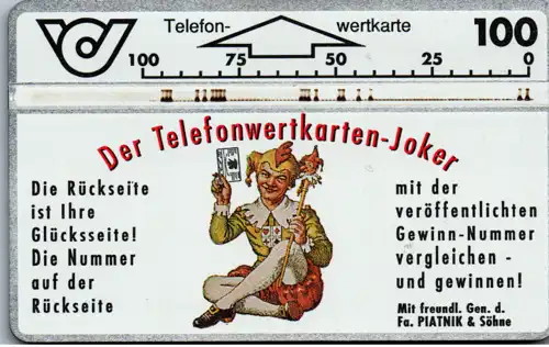 15225 - Österreich - Der Telefonwertkarten Joker