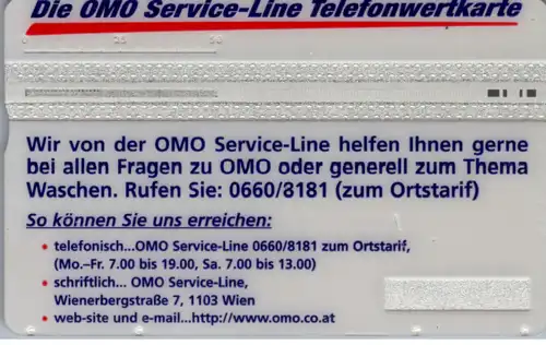 15294 - Österreich - OMO Waschproblem