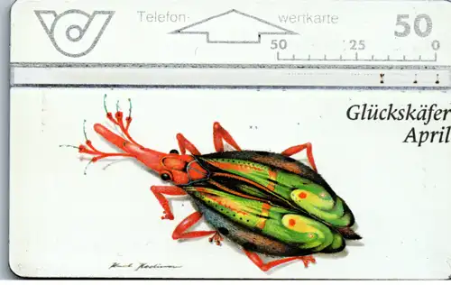 15302 - Österreich - Glückskäfer April