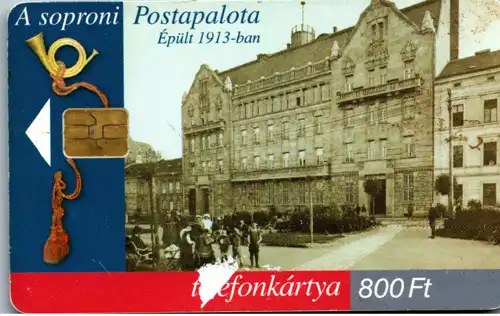 15506 - Ungarn - A soproni Postapalota , 150 eves