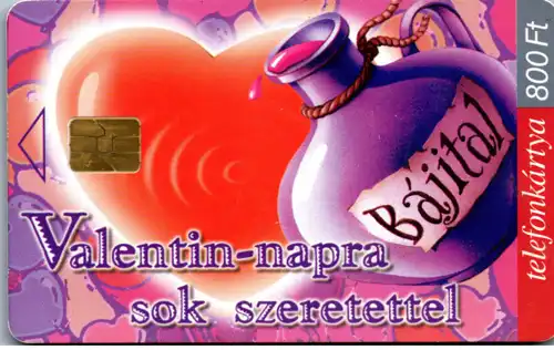 15519 - Ungarn - Valentin napra sok szeretettel