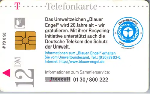 15530 - Deutschland - 20 Jahre Umweltzeichen