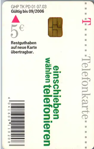 15570 - Deutschland - Einschieben wählen telefonieren