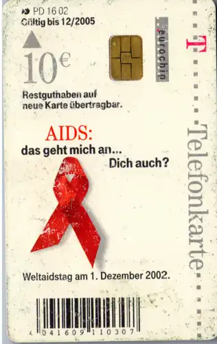 15574 - Deutschland - Weltaidstag , AIDS , Schleife