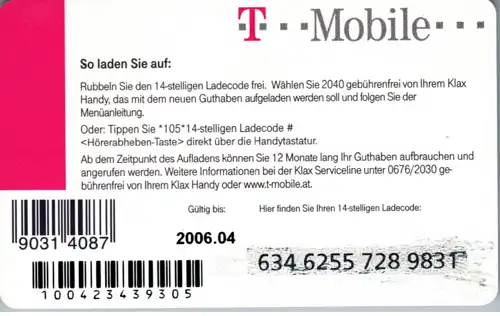 15576 - Österreich - T Mobile , Klaxistan