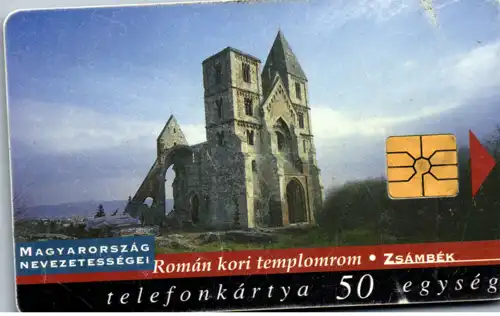 15585 - Ungarn - Roman kori templomrom Zsambek