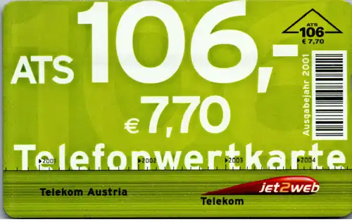15589 - Österreich - Telekom Austria , jet2web