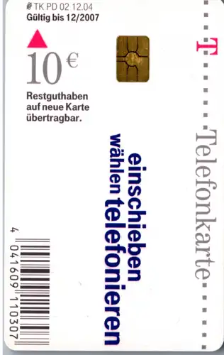 15590 - Deutschland - Einschieben wählen telefonieren