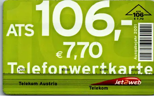 15597 - Österreich - Telekom Austria , jet2web