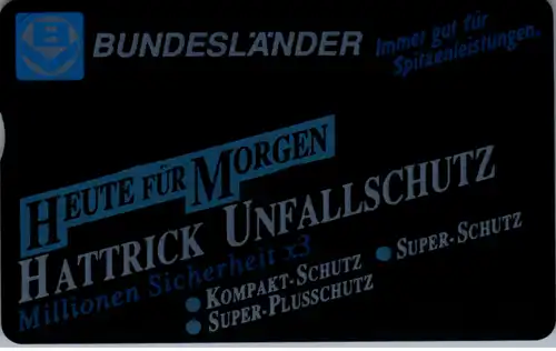 15607 - Österreich - Bundesländer Versicherung Hattrick Unfallschutz