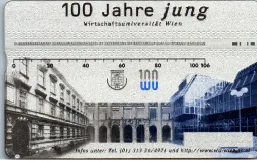 15609 - Österreich - Wirtschaftsuniversität Wien , 100 Jahre jung