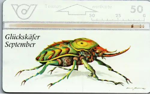 15656 - Österreich - Glückskäfer September