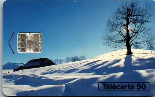 15658 - Frankreich - Winterlandschaft