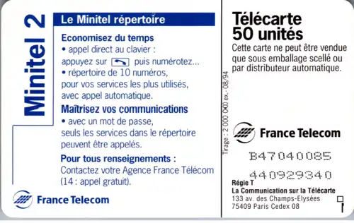 15665 - Frankreich - Minitel 2