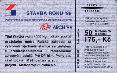 15680 - Tschechien - Stavba Roku 99