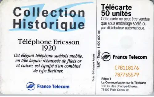 15684 - Frankreich - Telephone Ericsson 1920