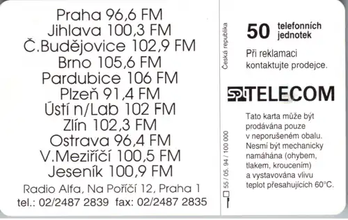 15697 - Tschechien - Radio Alfa