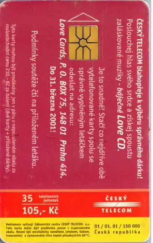 15756 - Tschechien - Love Card , Promeros Gum , Oriflame