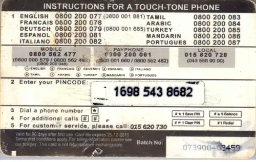 15766 - Schweiz - Messenger , Lycatel