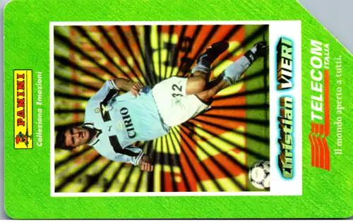 15800 - Italien - Panini , Christian Vieri , Football