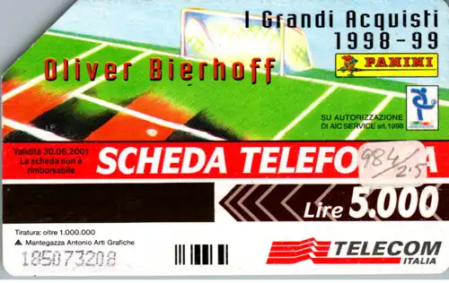 15801 - Italien - Panini , Oliver Bierhoff , Football