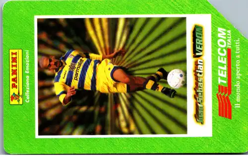 15803 - Italien - Panini , Juan Sebastian Veron , Football