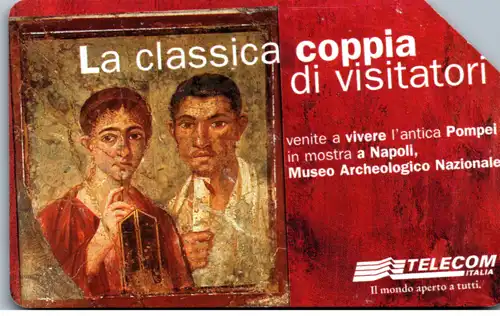15806 - Italien - La classica coppia di visitatori , Museo