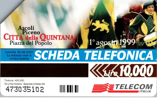 15813 - Italien - Citta della Quintana , Piazza del Popolo