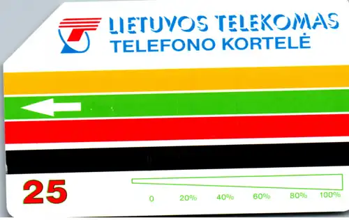 15817 - Litauen - Lietuvos Telekomas , Telefono Kortele