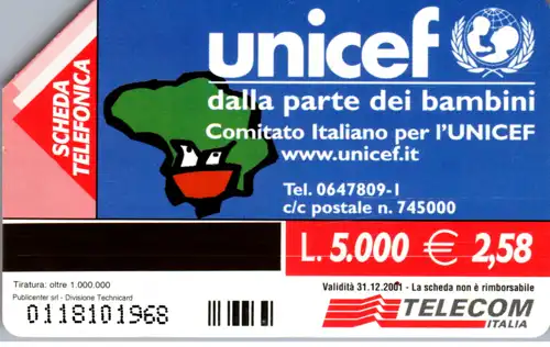 15823 - Italien - Unicef , dalla parte die bambini