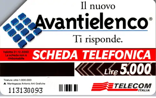 15825 - Italien - Nuovo Avantielenco