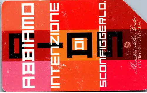 15832 - Italien - AIDS , Abbiamo Intenzione di Sconfiggerlo