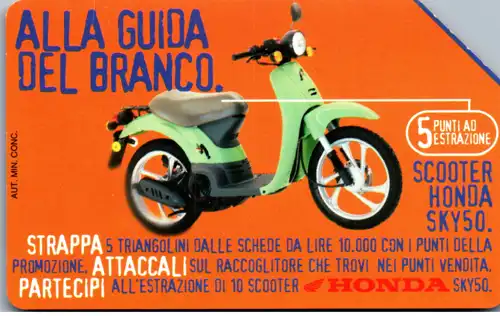 15837 - Italien - Honda Sky 50 , Alla Guida del Branco