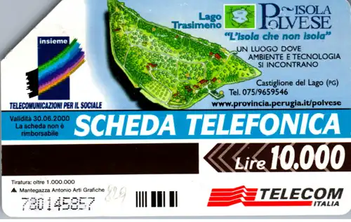 15841 - Italien - Isola Polvese , Lago Trasimento