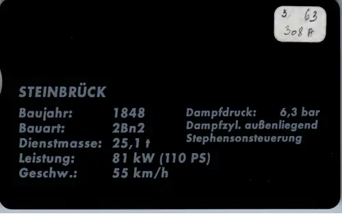 15856 - Österreich - Steinbrück , Lokomotive