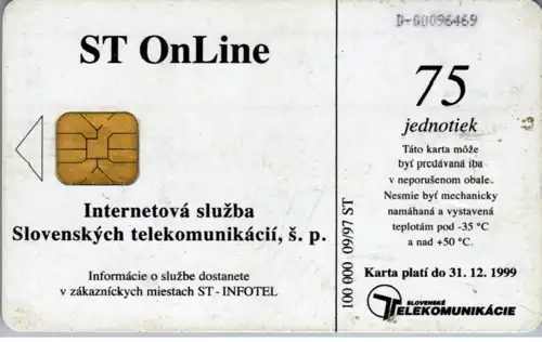 15913 - Slowakei - ST Online , Spravna vlna pre Vas internet