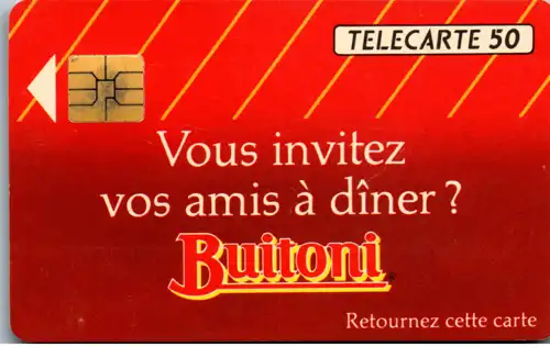 15923 - Frankreich - Buitoni , Vous invitez vos amis a diner?