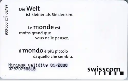 15948 - Schweiz - Die Welt ist kleines als Sie denken