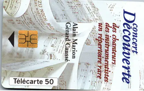 15976 - Frankreich - Alain Marion Gerard Causse , Concert Decouverte