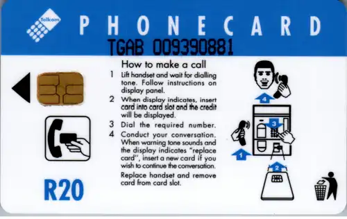 15985 - Südafrika - Phonecard R20