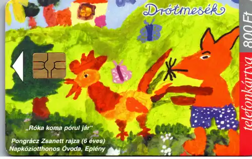 15987 - Ungarn - Drotmesek , Roka koma porul jar