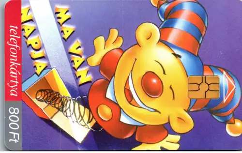 15988 - Ungarn - Ma Van Napja , Ezt a Kartyat pont Ö Kapja , Clown