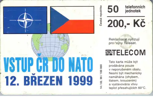 16002 - Tschechien - NATO , Vstup Cr do Nato