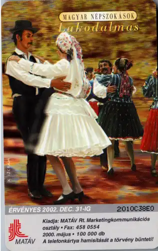 16055 - Ungarn - Lakodalmas