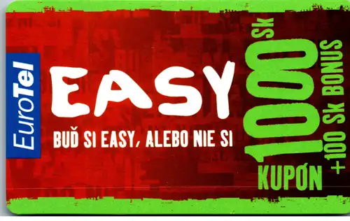 16062 - Slowakei - Easy , Bud si Easy , Alebo nie si